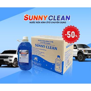 1 thùng nước rửa kính ô tô chính hãng SUNNY CLEAN, Tẩy sạch kính, bay vết bẩn, vết ố