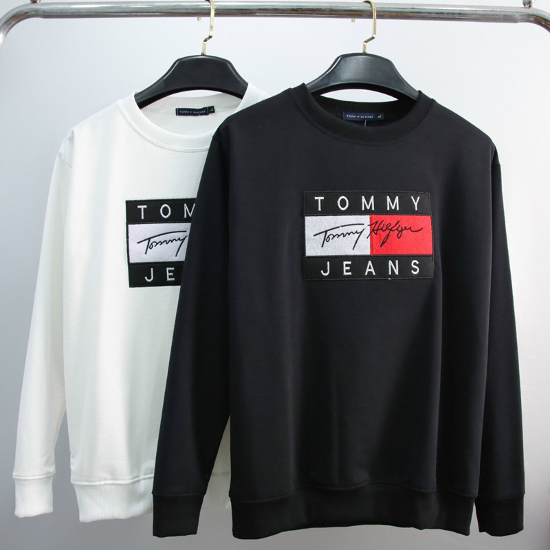 Áo sweater nỉ cổ tròn Tommyyy siêu hót hít - nam nữ đủ size