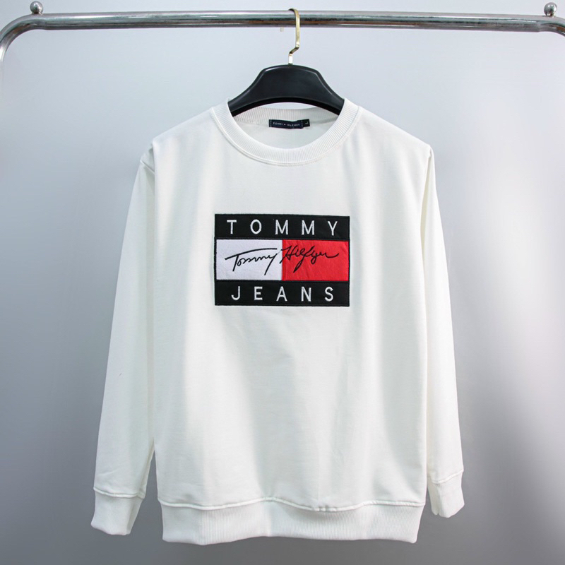 Áo sweater nỉ cổ tròn Tommyyy siêu hót hít - nam nữ đủ size