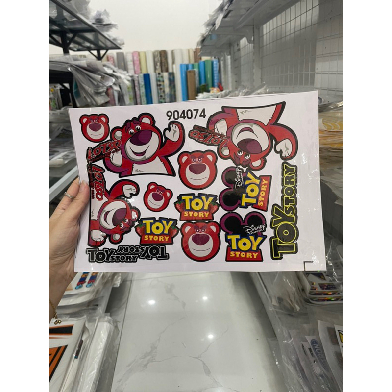 Logo Gấu Dâu Nhiều Màu sắc -  Dán Điện Thoại Xe Máy …