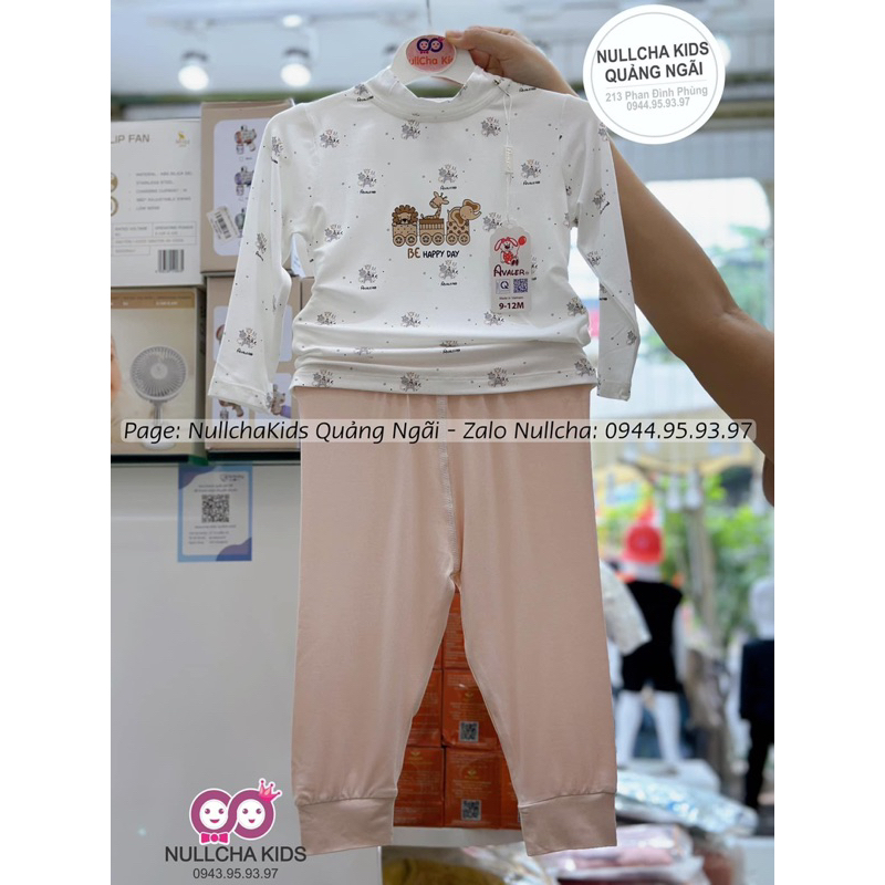 Bộ cài vai thu đông Avaler cho bé trai, bé gái