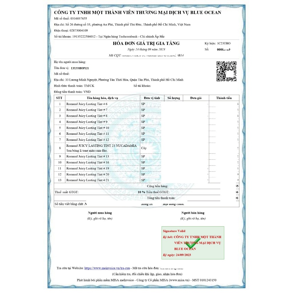 Son tint Romand Juicy Lasting Tint màu 23 Nucadamia