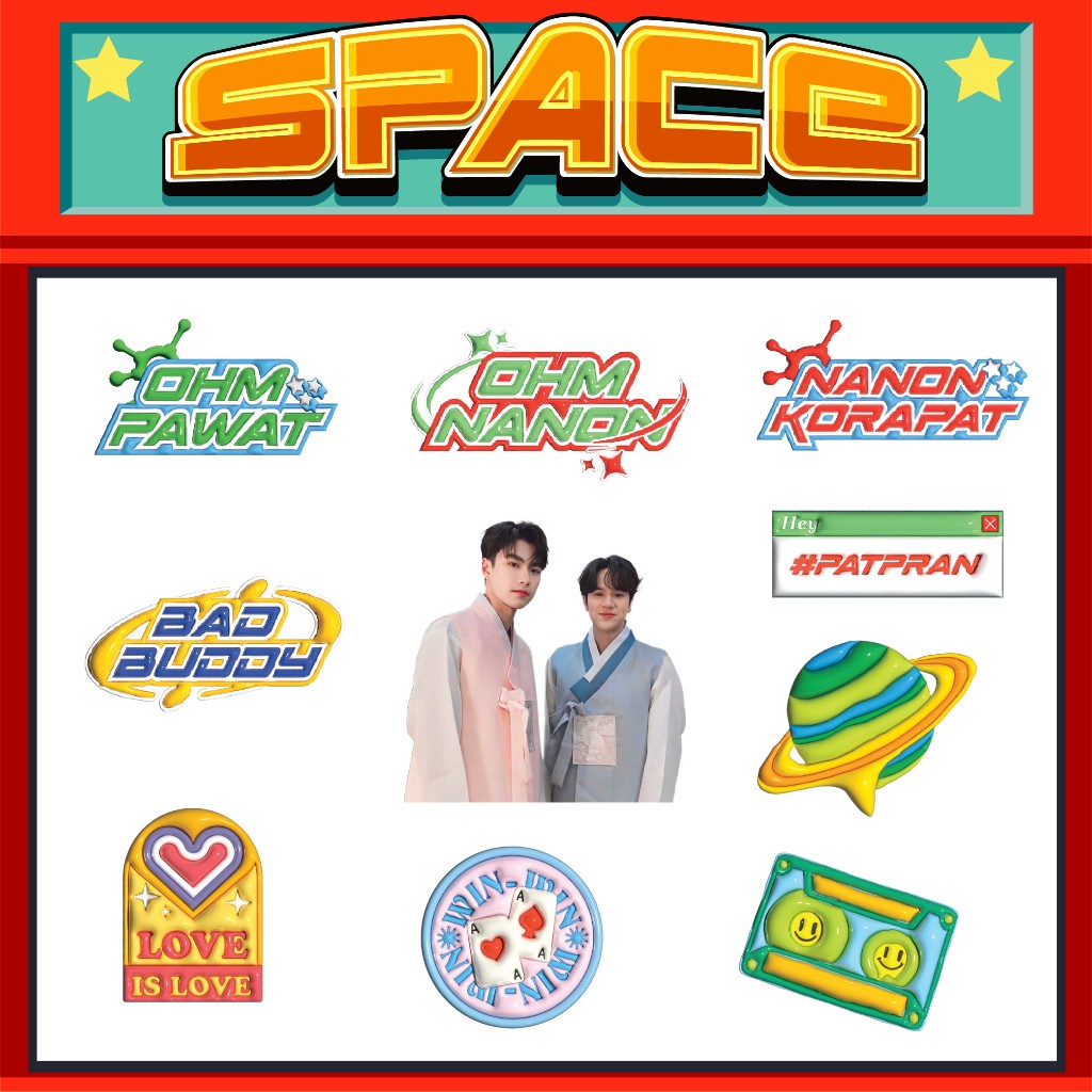 Space Sticker 3D Ohm - Nanon