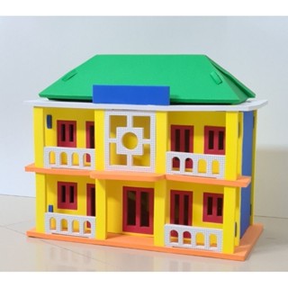  mô hình trường học bằng xốp bitit 10 li lắp ráp 