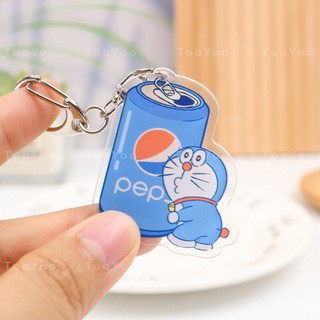 Móc khóa Mica mini Doraemon dễ thương cute TooYoo BK00395