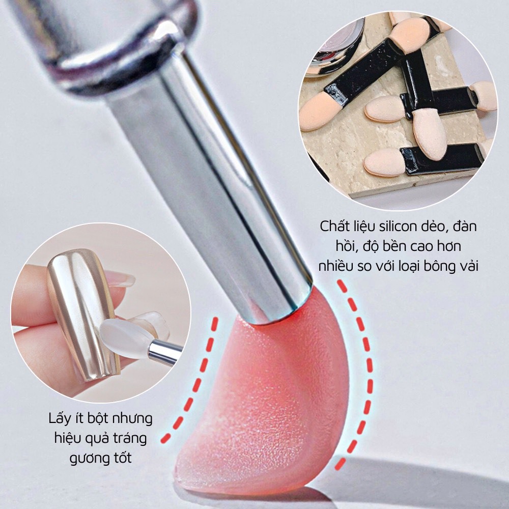 Cọ chà tráng gương silicon