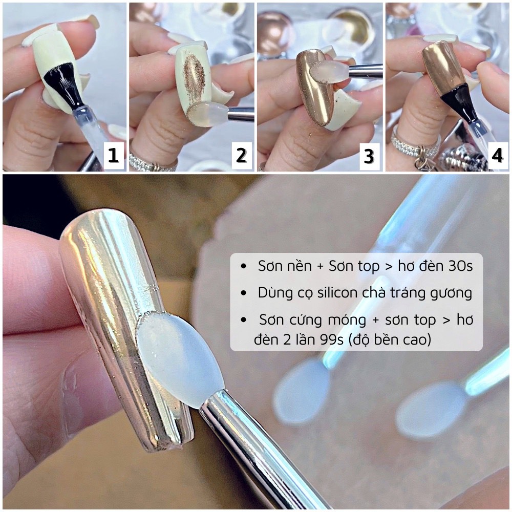 Cọ chà tráng gương silicon