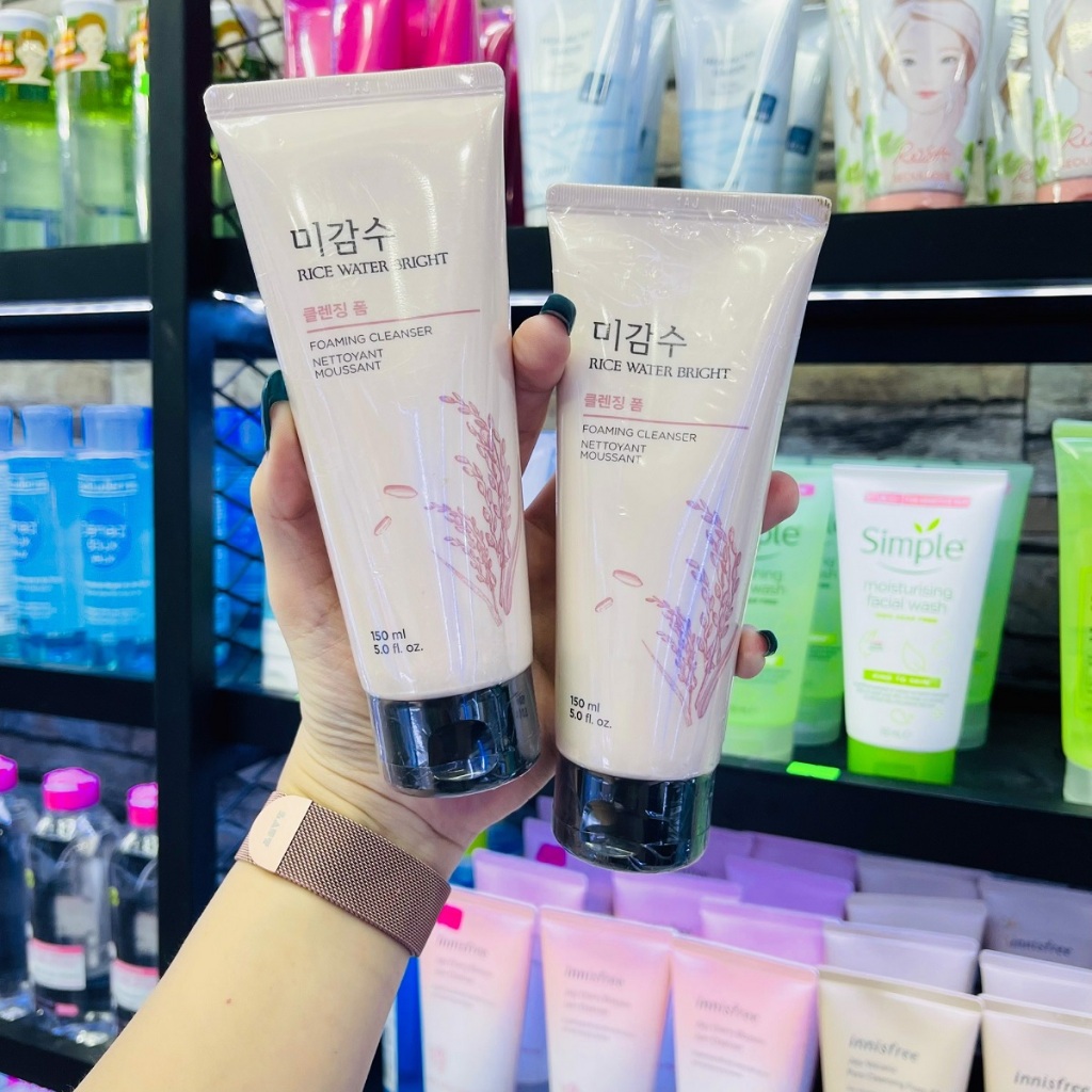 Sữa Rửa Mặt Dưỡng Sáng Da Từ Gạo The Face Shop Rice Water Bright Facial Foaming Cleanser