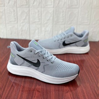 (sale sốc) Giày thể thao nam, giày nam màu ghi cốm trẻ trung, phong cách