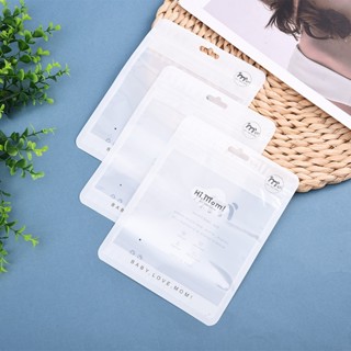 Túi zip dày dặn Hi Mom đựng phụ kiện, cột tóc các loại màu trắng - túi tiện dụng - Selenshop