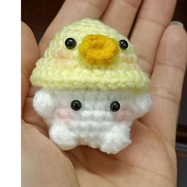 Móc khóa Bé Nấm Bằng Len Handmade