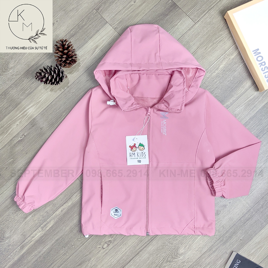 Áo khoác gió MORRIS 2 lớp cho bé trai, bé gái