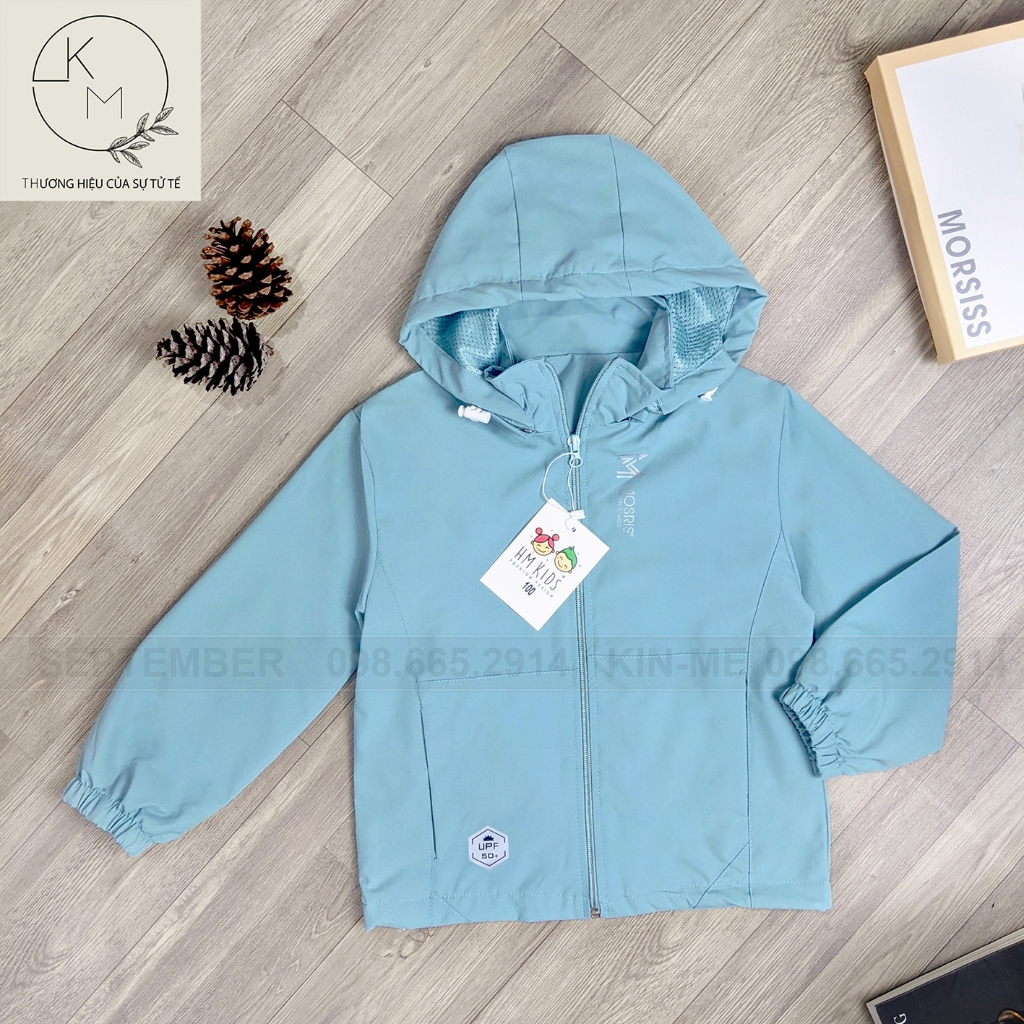 Áo khoác gió MORRIS 2 lớp cho bé trai, bé gái