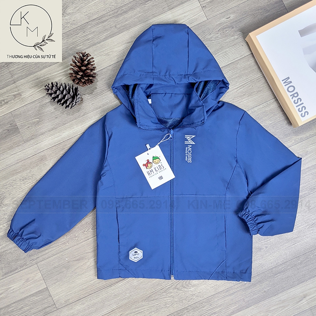 Áo khoác gió MORRIS 2 lớp cho bé trai, bé gái
