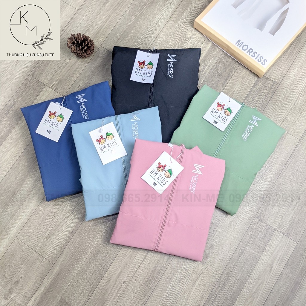 Áo khoác gió MORRIS 2 lớp cho bé trai, bé gái