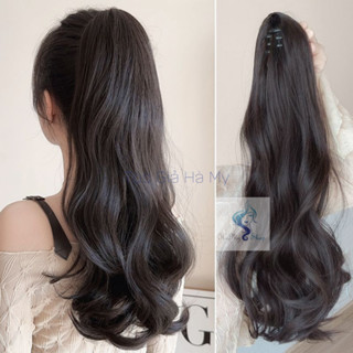 Tóc Giả Ngoặm Xoăn Cả Đầu Đuôi Ngựa Nữ Tính 45cm 55cm
