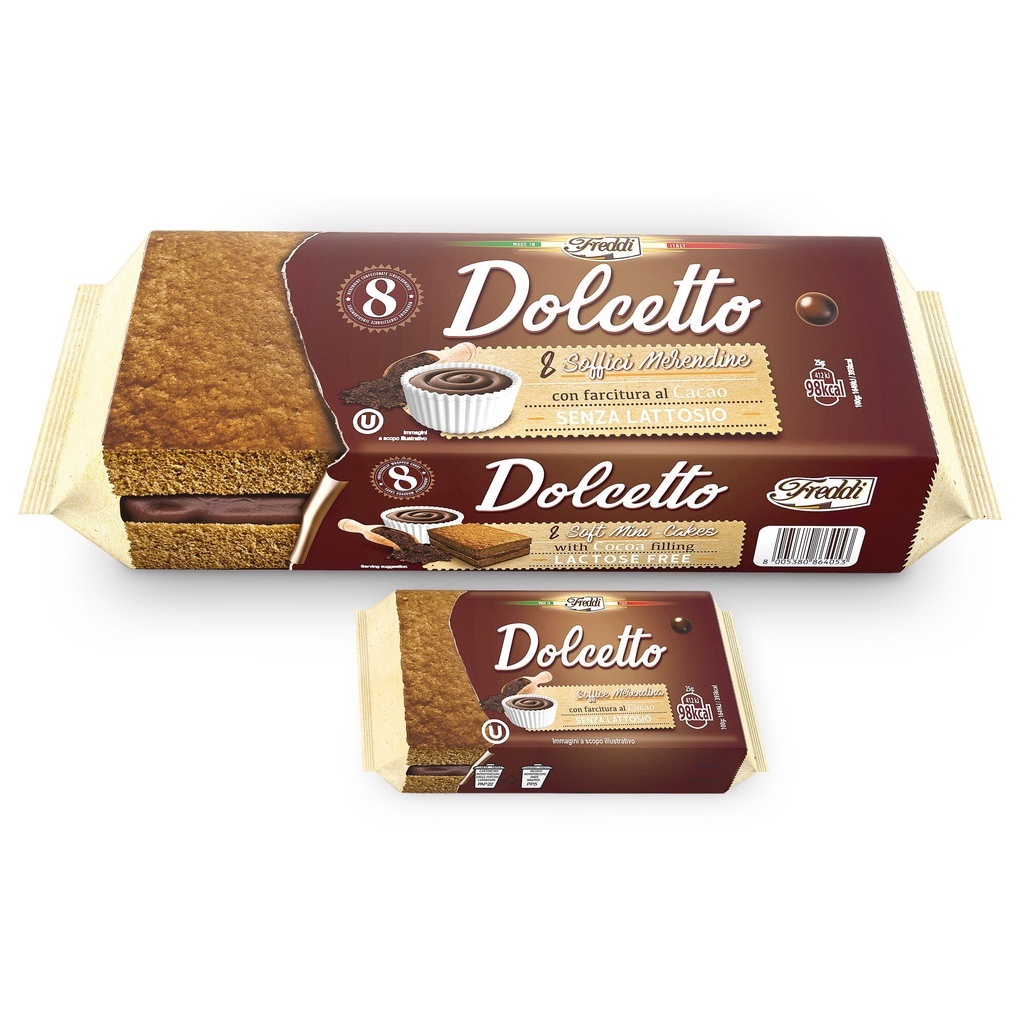 Bánh Bông Lan nhập khẩu Ý Freddi Dolcetto nhiều vị