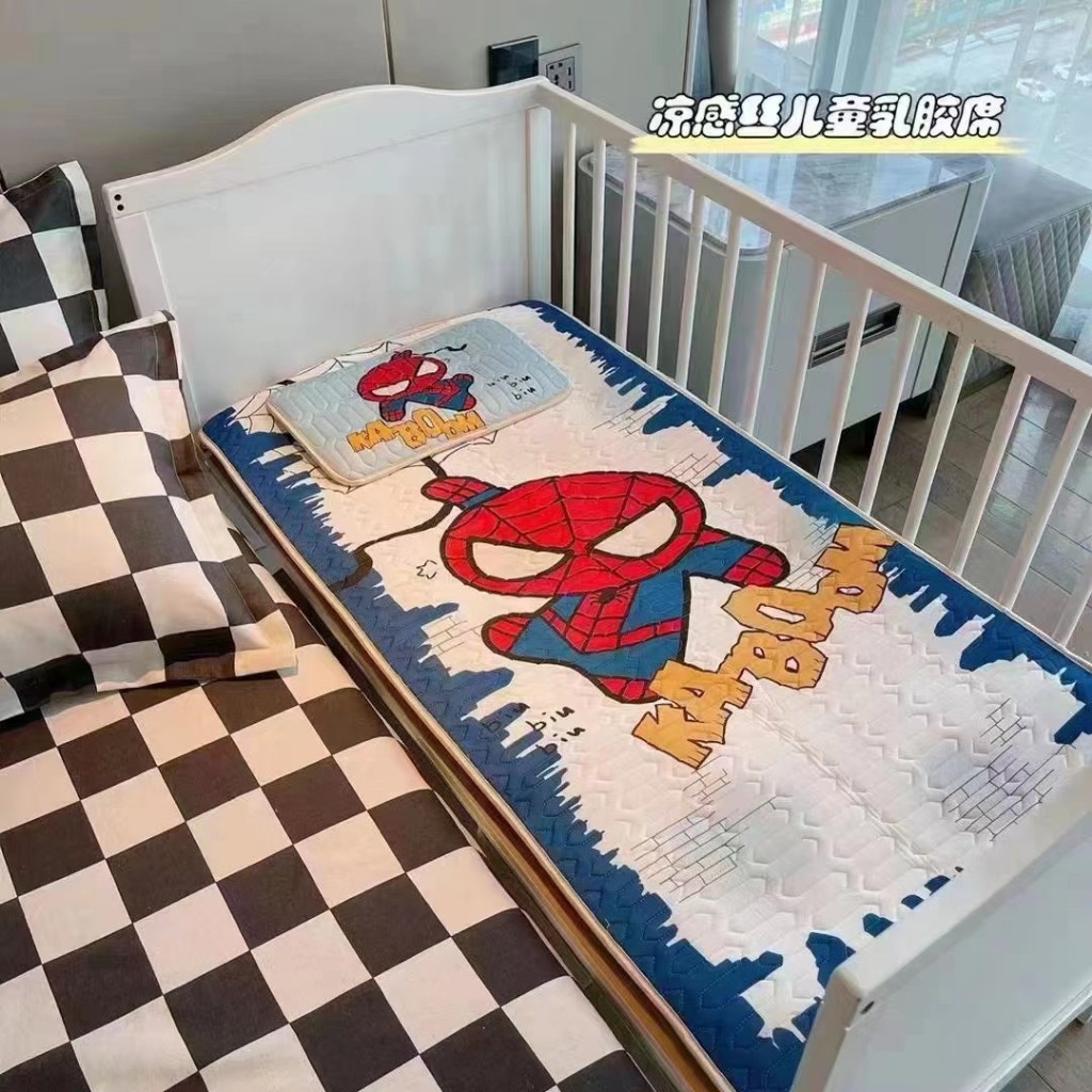 Chiếu điều hoà 5D cao su non cho bé, làm mát tạo giấc ngủ ngon, kt 60x120