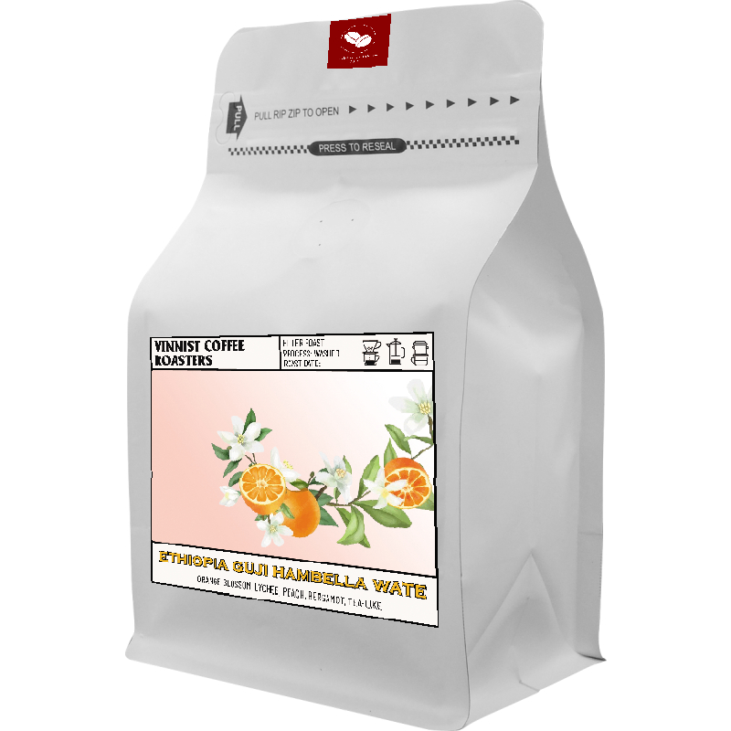 Cà phê Ethiopia Guji Hambella Wate - Pha cà phê ủ lạnh, Pour Over, V60