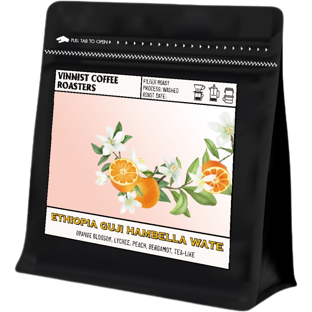 Cà phê Ethiopia Guji Hambella Wate - Pha cà phê ủ lạnh, Pour Over, V60
