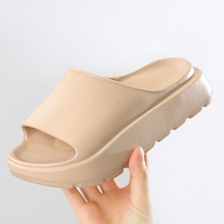 Dép quai ngang nữ thời trang YZ v2 đế 5cm tăng chiều cao kiểu dáng đơn giản đi cực êm chân phong cách ulzzang TH-07