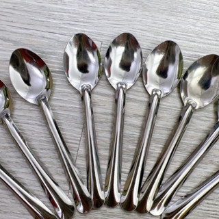 💯Sỉ_ 100 Muỗng Inox Ăn Trứng Lộn, Khuấy Cà Phê (Dài 10cm)