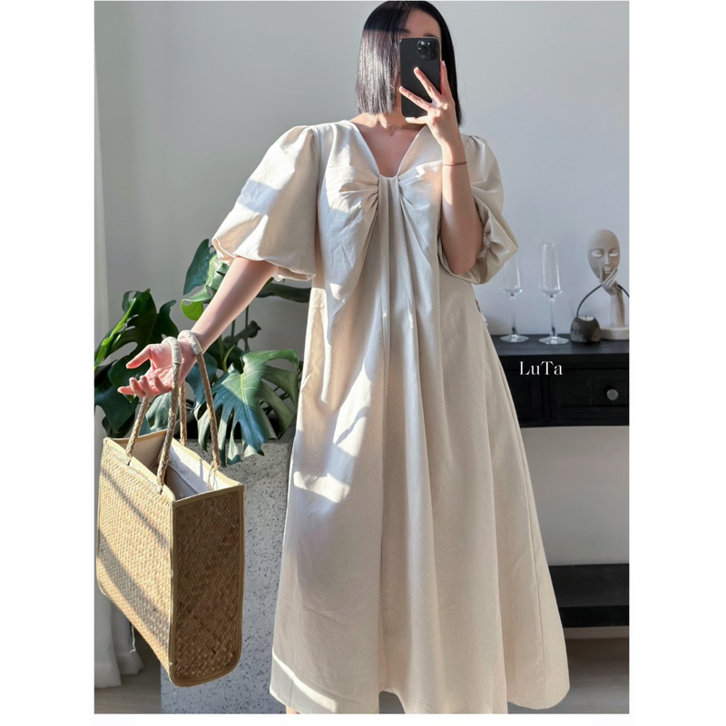 LUTA | VÁY MUỐI TIÊU TAY BỒNG