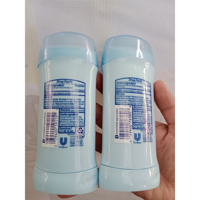 Lăn Sáp Khử Mùi Suave Power/Sunshine 74g