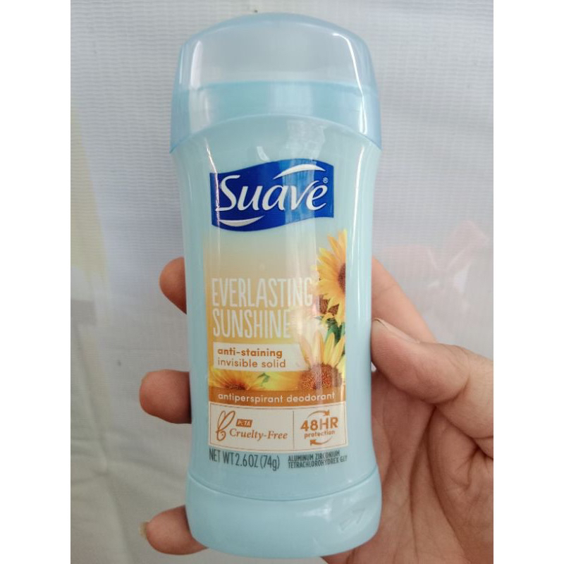 Lăn Sáp Khử Mùi Suave Power/Sunshine 74g