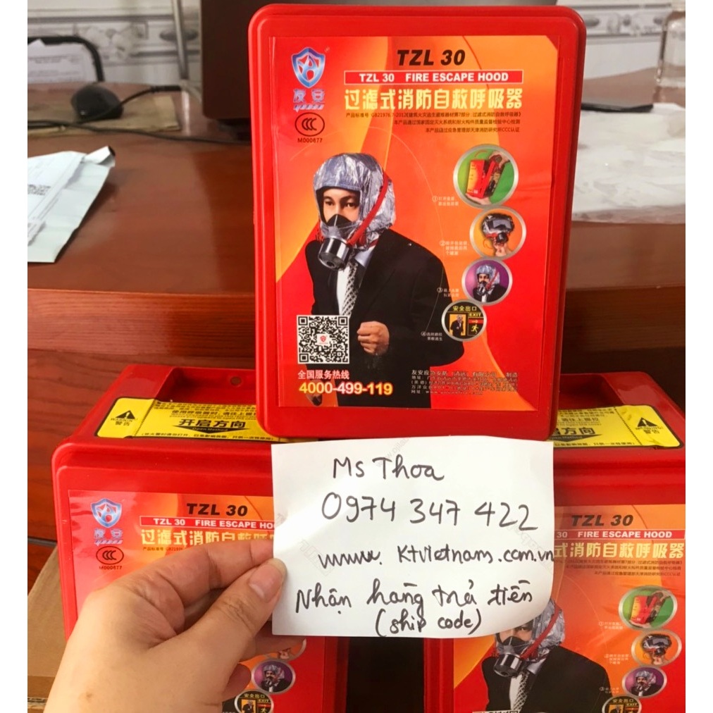 Mặt nạ  TZL30 dùng PCCC