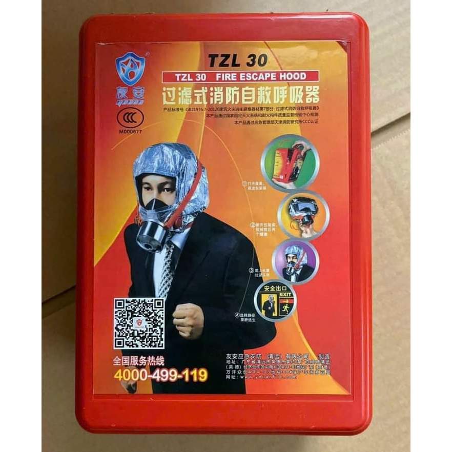 Mặt nạ  TZL30 dùng PCCC