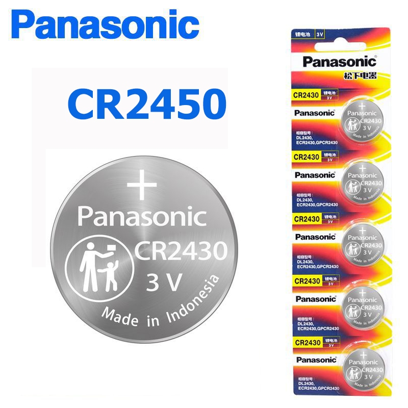 Pin Panasonic CR2450 3V 630mAh chính hãng 1 viên
