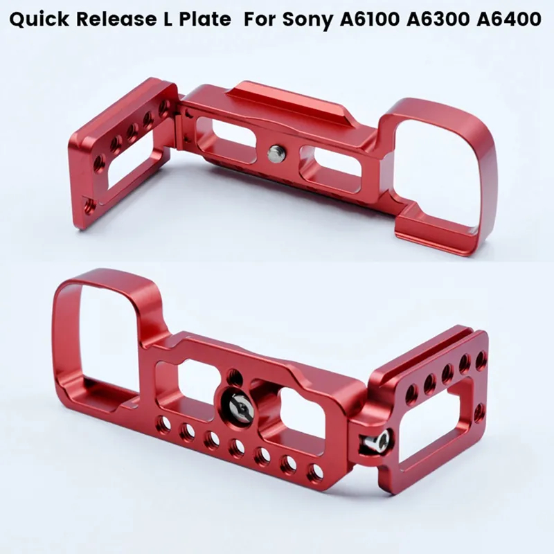 L-Plate SONY A6500 A6400 A6300 A6100 A6000 | Lplate bracket báng tay cầm giá đỡ đế thép khung bảo vệ handcase hand grip