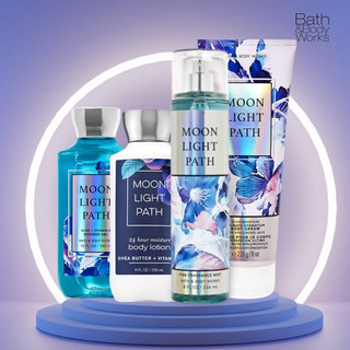 Bộ sản phẩm dưỡng da bath & body works - moon light path