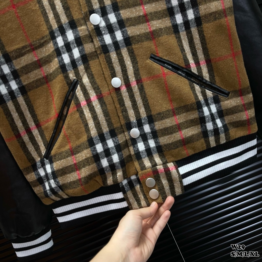 Áo khoác bomber nỉ nam 2 lớp cao cấp phối tay da thời trang , phong cách hàn quốc