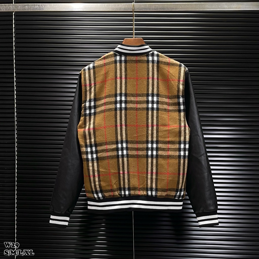 Áo khoác bomber nỉ nam 2 lớp cao cấp phối tay da thời trang , phong cách hàn quốc