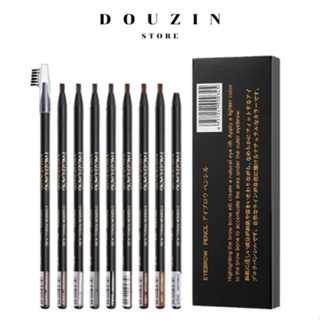 Chì Kẻ Mày HAOZHUANG Kẻ Mày Tự Nhiên, Phẩy Sợi Sắc Nét, Lâu Trôi