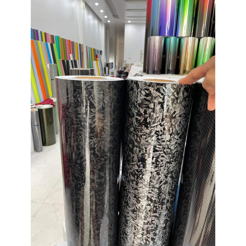 Decal Carbon Vân Đá 3D 5D Khổ 62cm - LOẠI 1 Dán Xe Máy Ô Tô Điện Thọa...