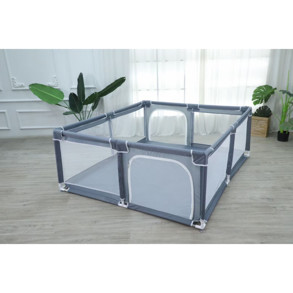 Quây bóng, quây cũi nhà bóng cho bé [Tặng 50 bóng nhựa holla 7 cm hoặc 100 quả bóng nhựa holla 5, 5cm + 2 vòng đồ chơi G