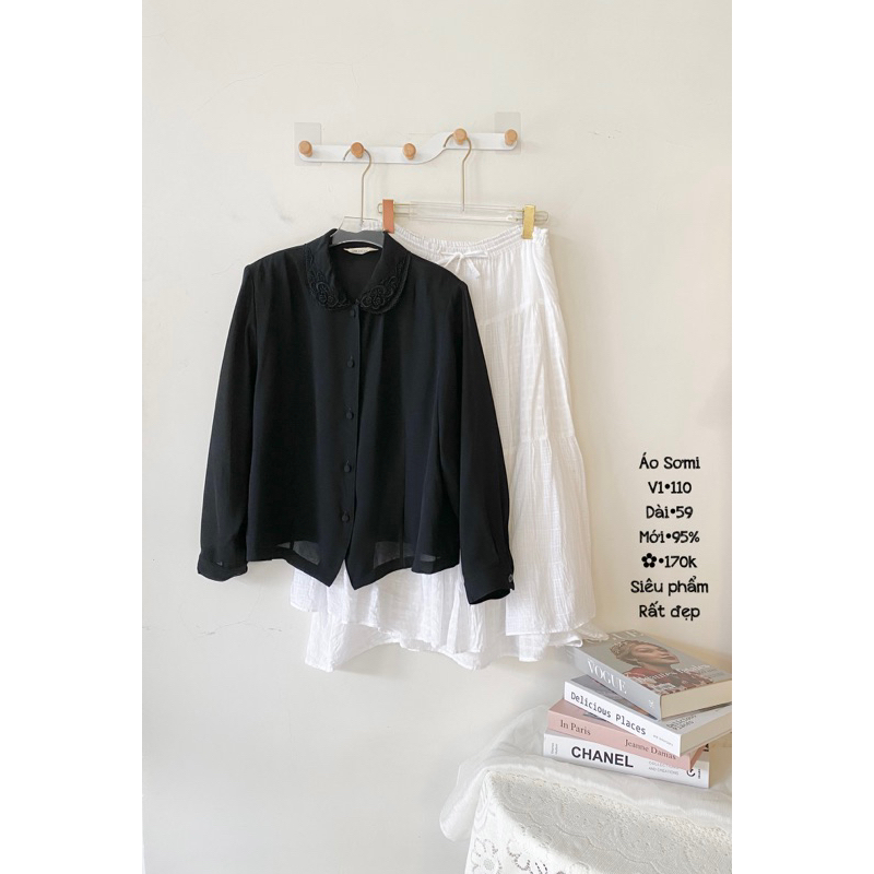Áo Sơmi công sở màu đen rất đẹp