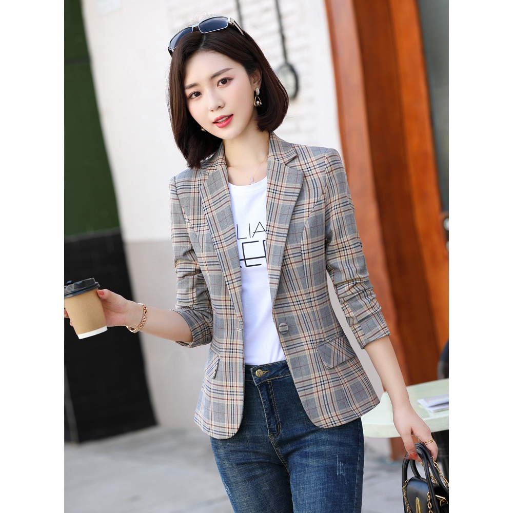 Áo blazer nữ 2 lớp áo vest nữ blazer hàn quốc dài tay - AV95