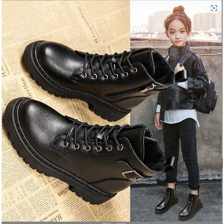 giày bốt bé gái hottrend da mềm đế êm giày cao cổ bé gái bốt cho bé gái B135