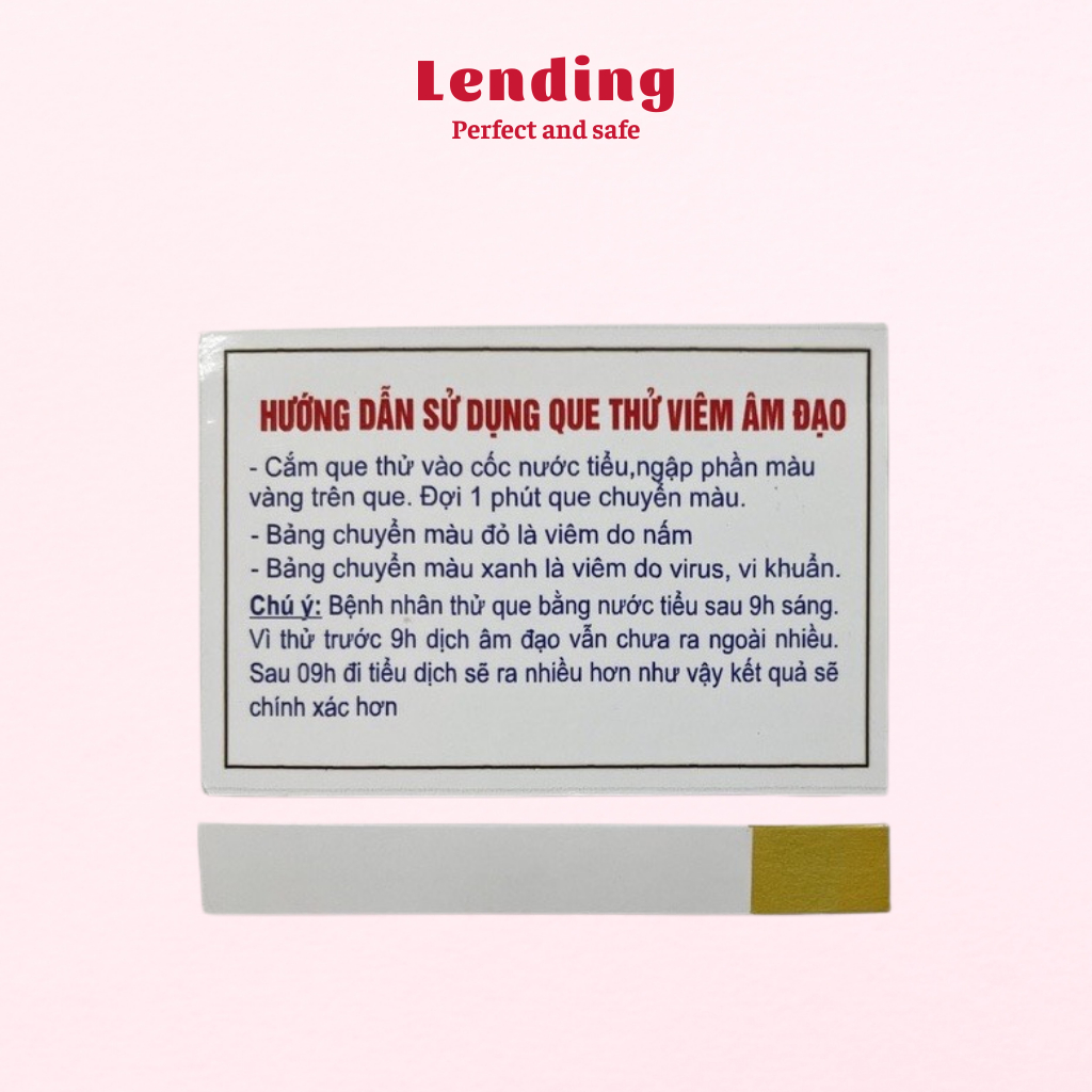 Que thử viêm nhiễm phụ khoa, que test thử viêm âm đạo, test nhanh nhiễm nấm ngứa vùng kín phụ nữ