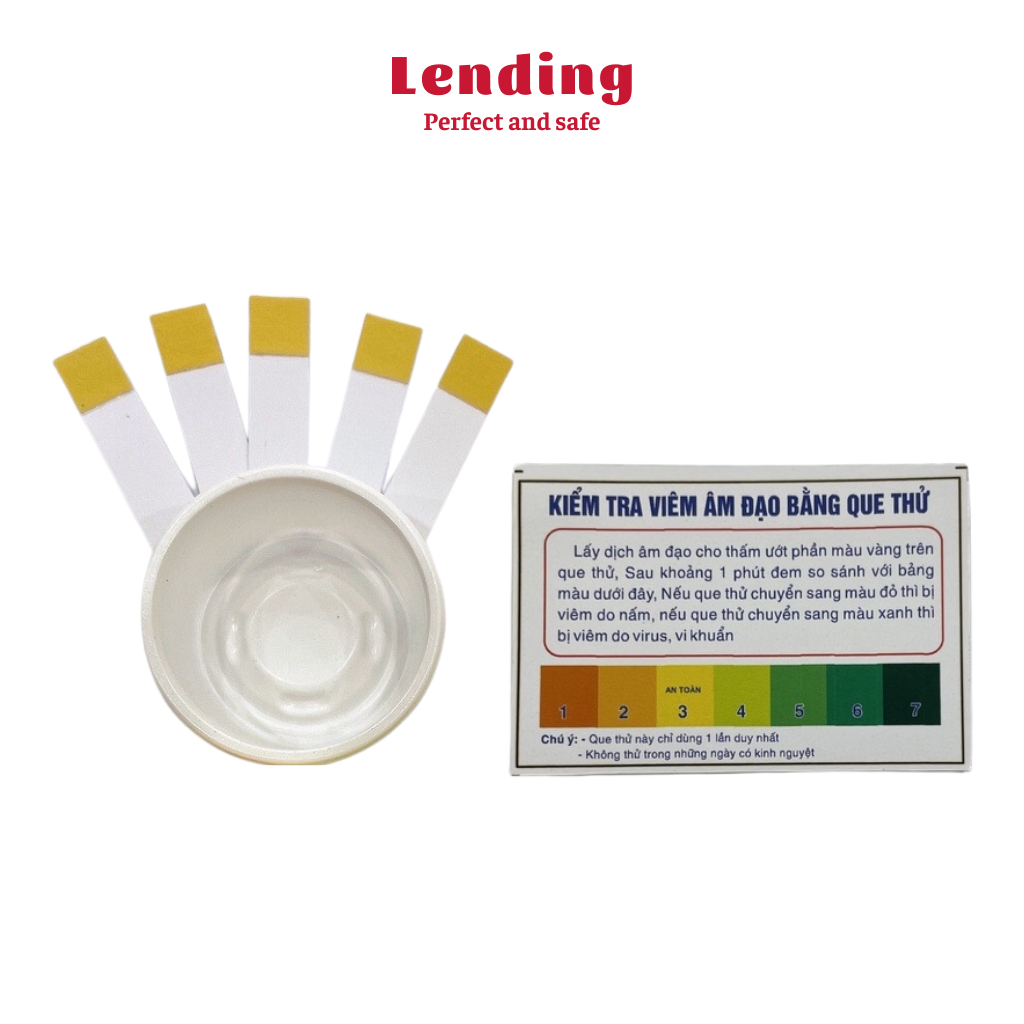 Que thử viêm nhiễm phụ khoa, que test thử viêm âm đạo, test nhanh nhiễm nấm ngứa vùng kín phụ nữ