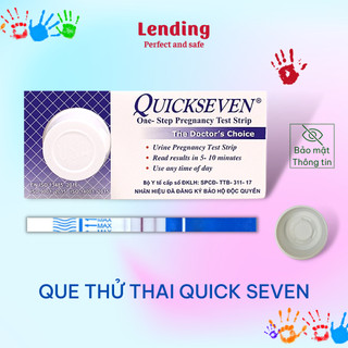 Que thử thai Quickseven 2 vạch chính xác, nhanh chóng, que test thử thai sớm, que thu thai phát hiện mang thai sớm