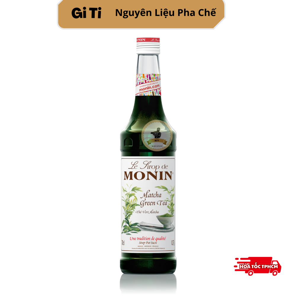 Siro/Syrup Monin Trà Xanh (Matcha Green Tea) 700ml