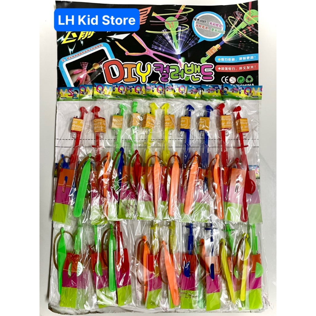 Đồ Chơi Ná Bắn Chong Chóng Xoay Có Đèn Led