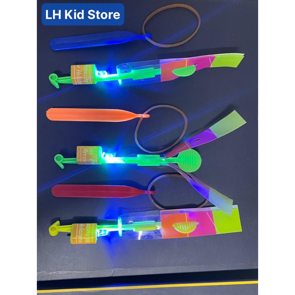 Đồ Chơi Ná Bắn Chong Chóng Xoay Có Đèn Led