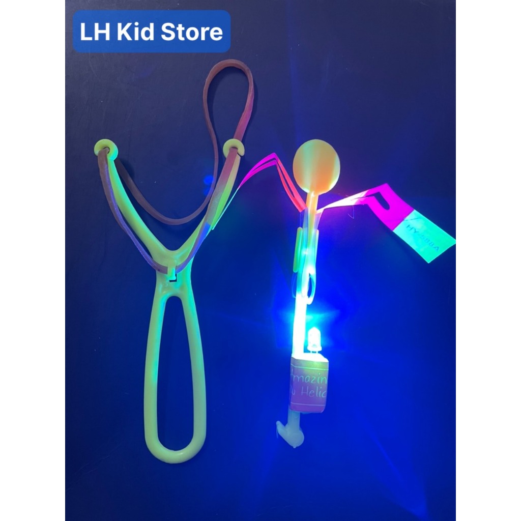 Đồ Chơi Ná Bắn Chong Chóng Xoay Có Đèn Led