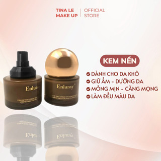 Kem nền Enlunsy Caviar Extract Luxurious Foundation cho da khô, dưỡng ẩm, mỏng nhẹ, căng mọng - Tina Le Make Up